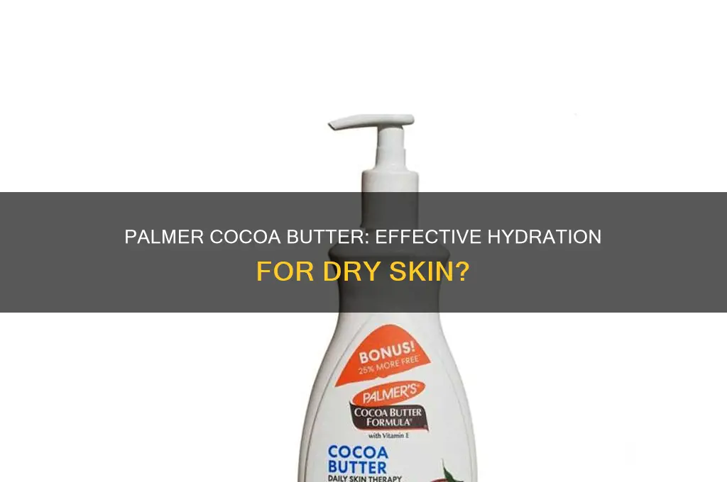 is palmer cocoa butter good for dry skin