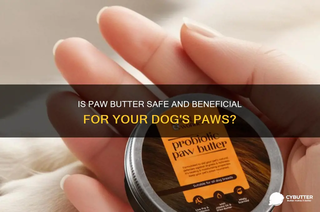 is paw butter good for dogs