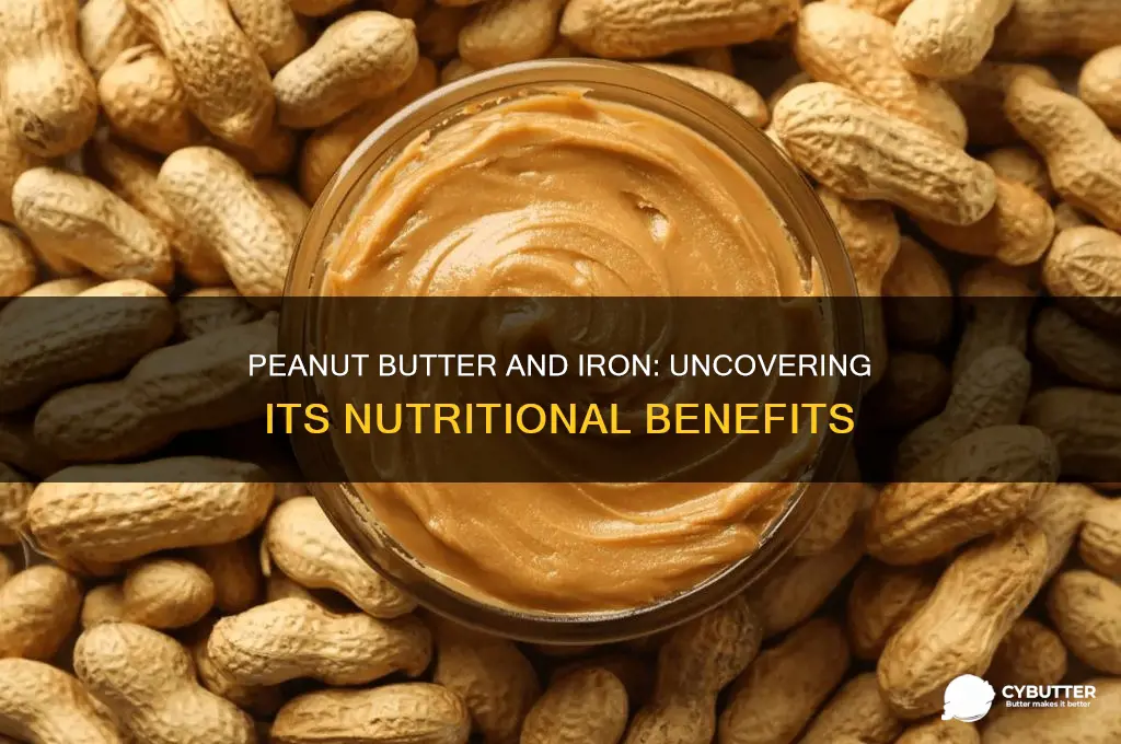 is peanut butter a good aource of iron