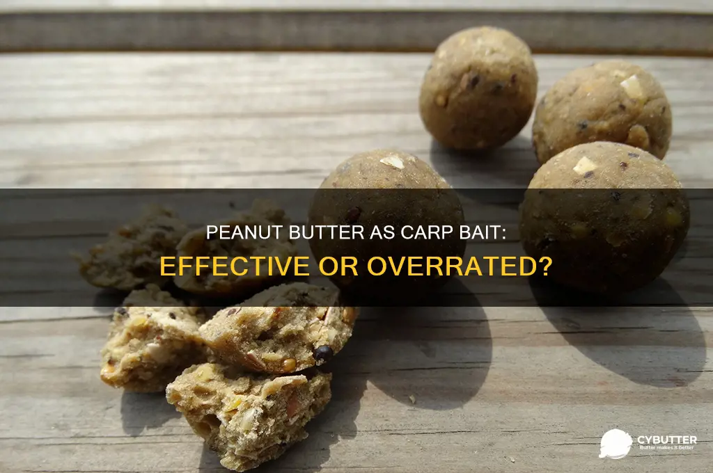 is peanut butter a good carp bait