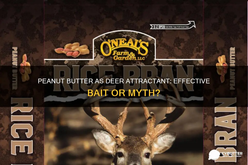 is peanut butter a good deer attractant