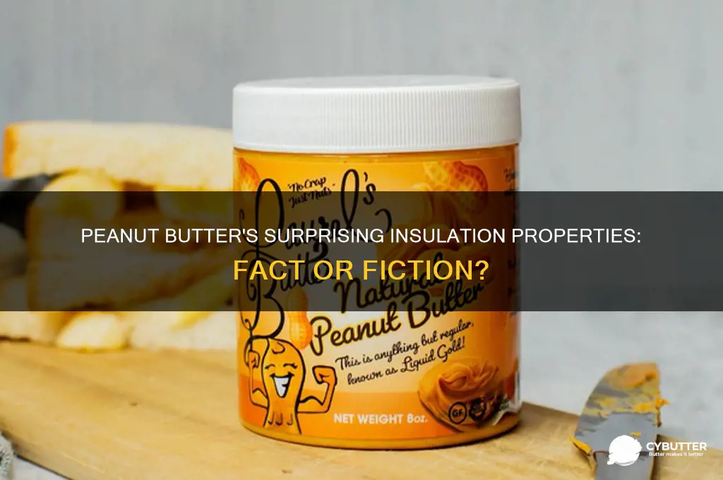 is peanut butter a good insulator