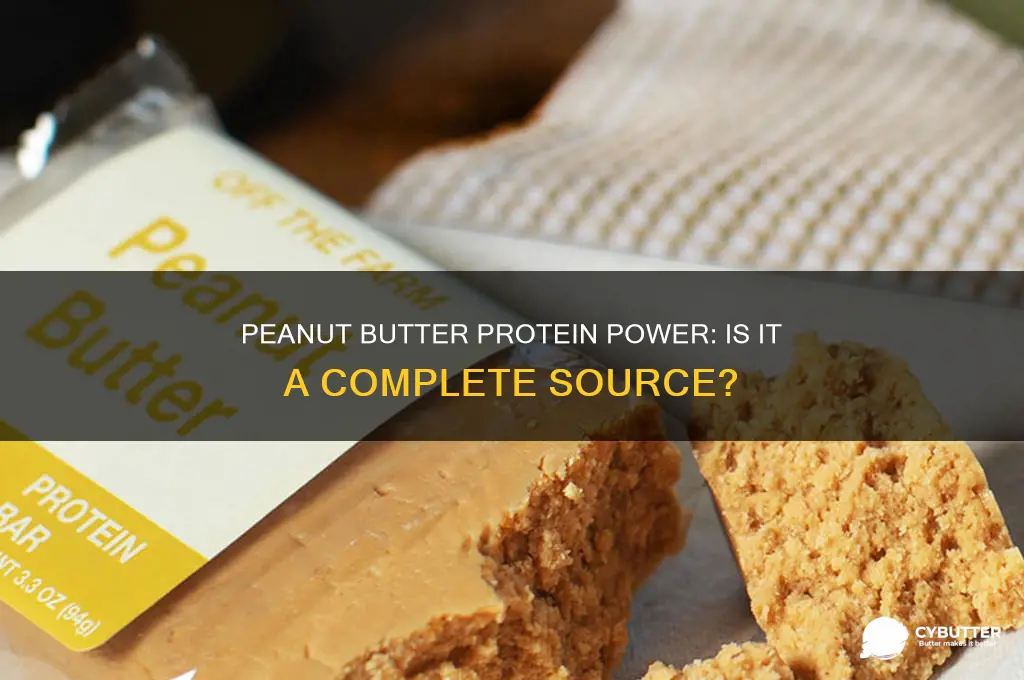 is peanut butter a good source of complete protien