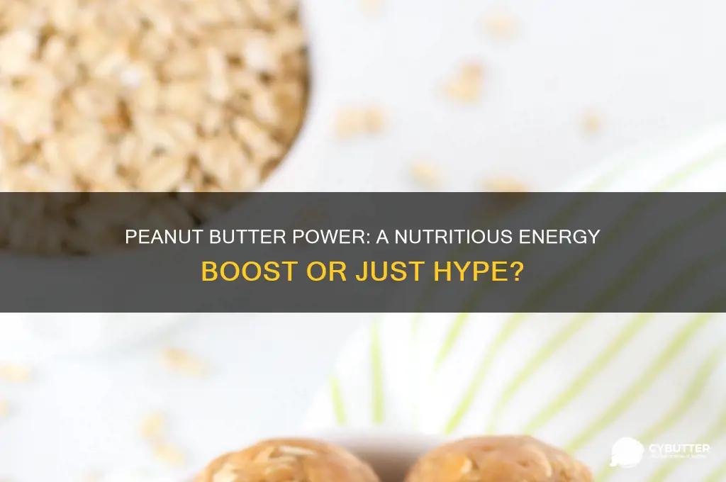 is peanut butter a good source of energy