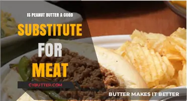 Peanut Butter vs. Meat: A Nutritious and Sustainable Protein Alternative?