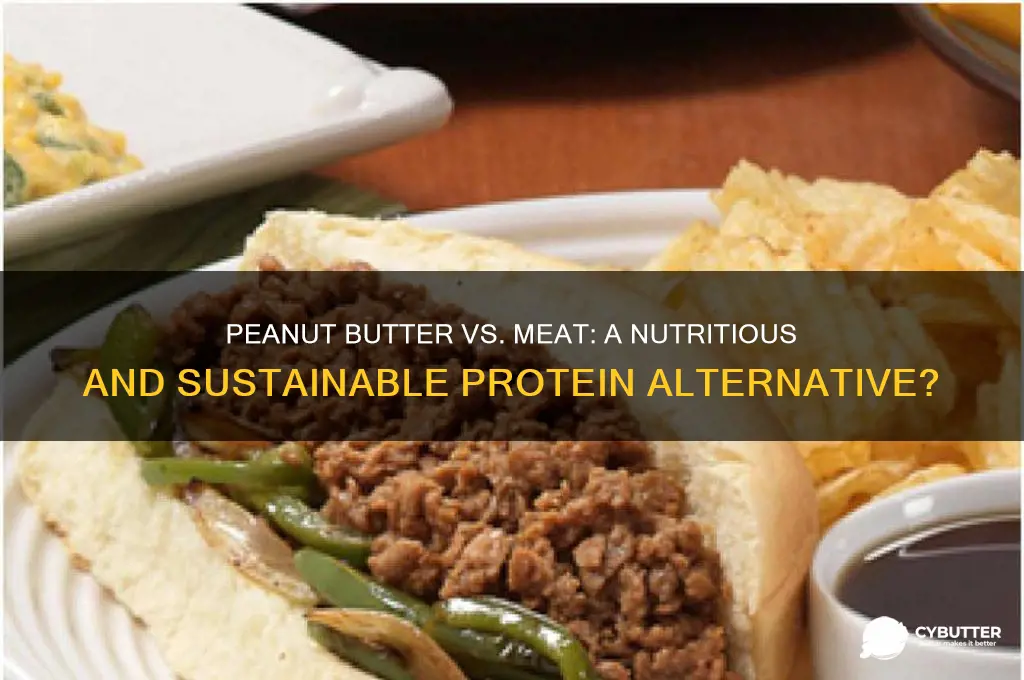 is peanut butter a good substitute for meat