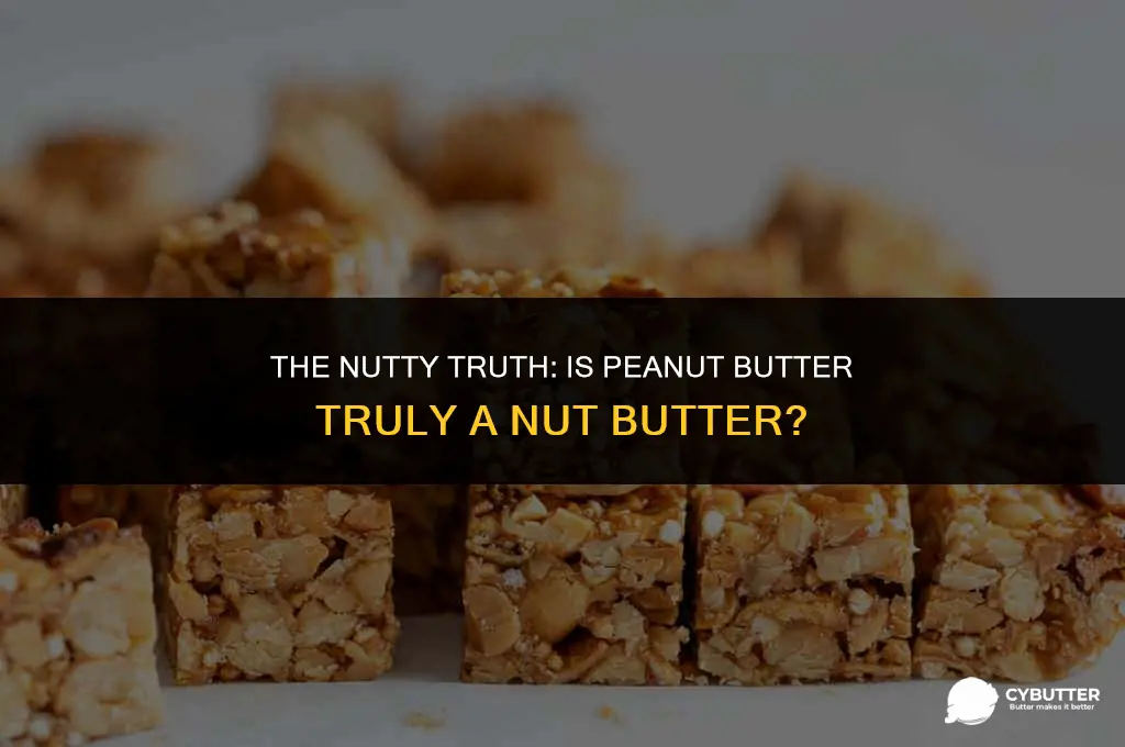 is peanut butter a nut butter