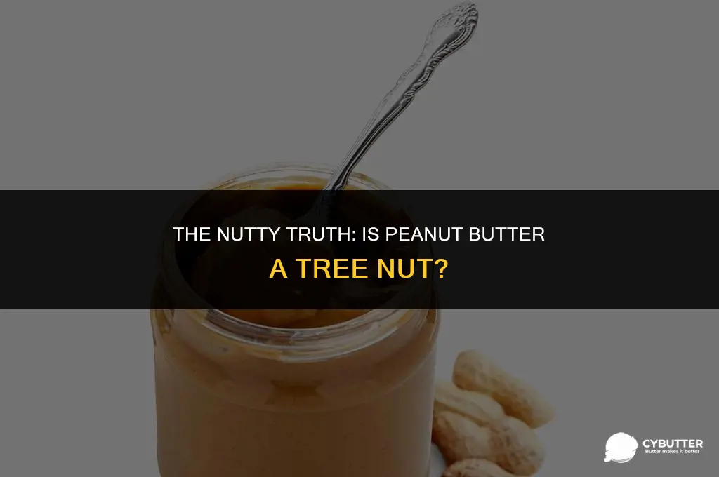 is peanut butter a tree nut