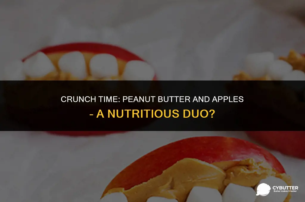 is peanut butter and apples a healthy snack