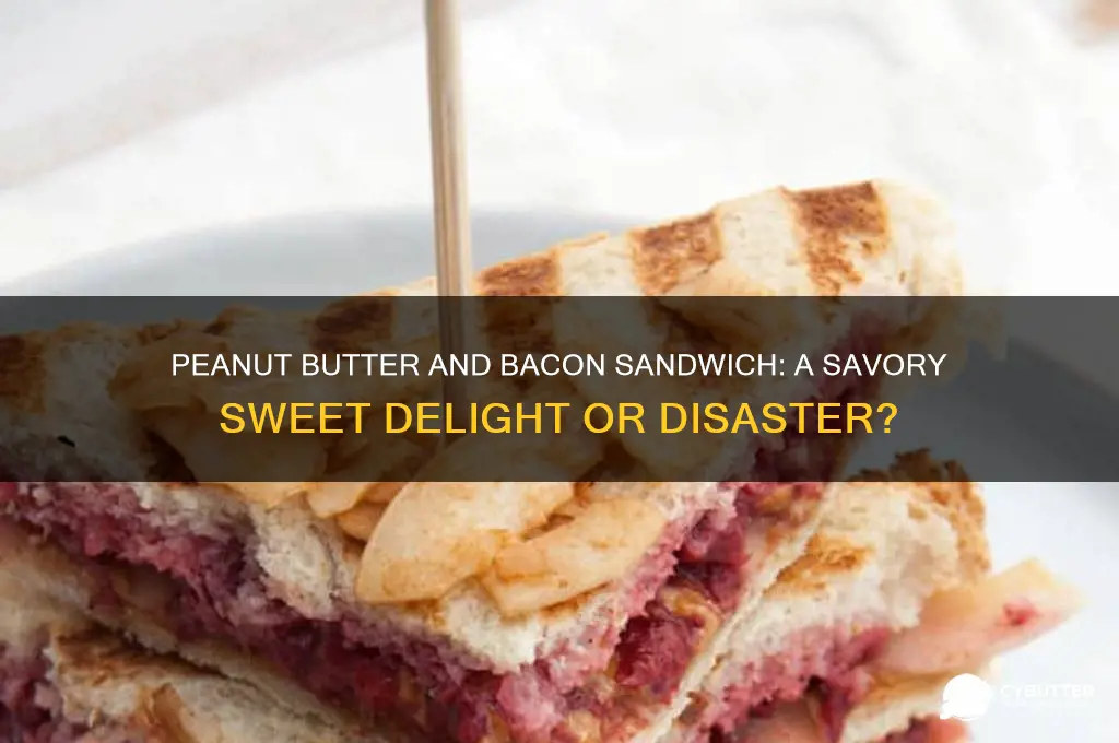 is peanut butter and bacon sandwich good