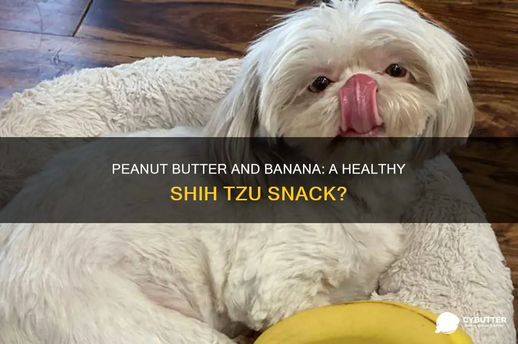 is peanut butter and banana good for shih tzus