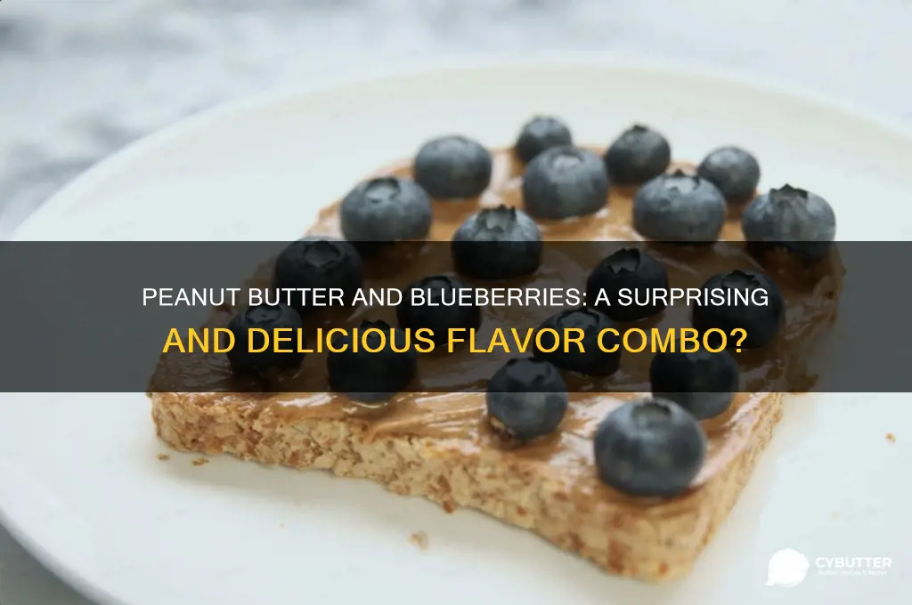 is peanut butter and blueberries good together