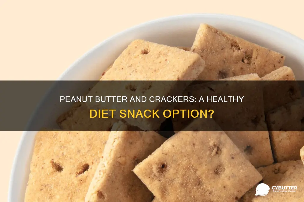 is peanut butter and crackers good for a diet