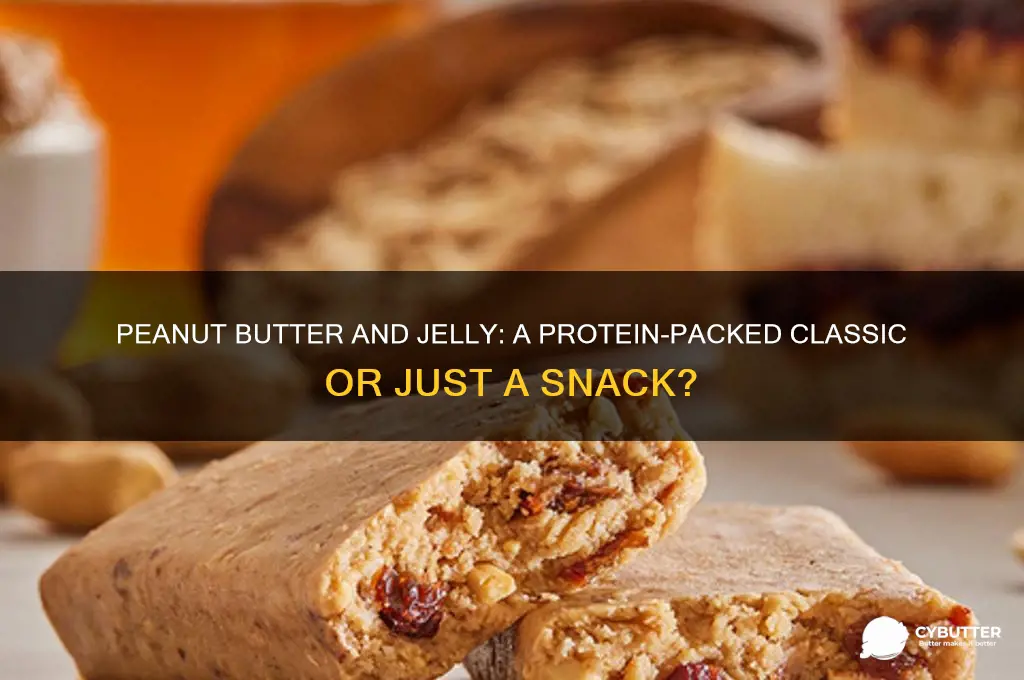is peanut butter and jelly a good source of protein