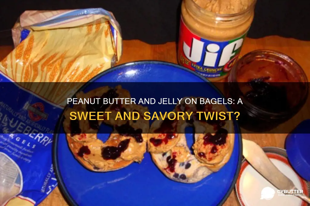 is peanut butter and jelly good on a bagel