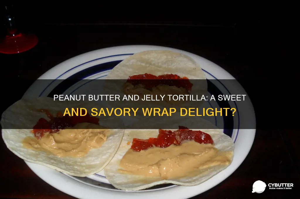is peanut butter and jelly good on a tortilla