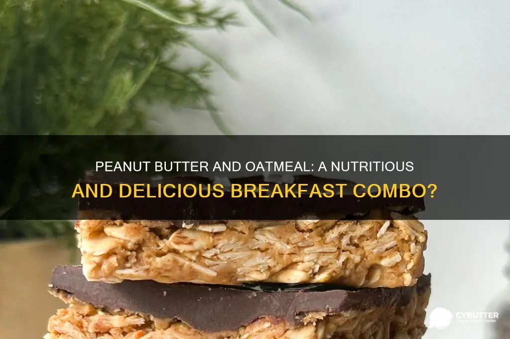 is peanut butter and oatmeal good