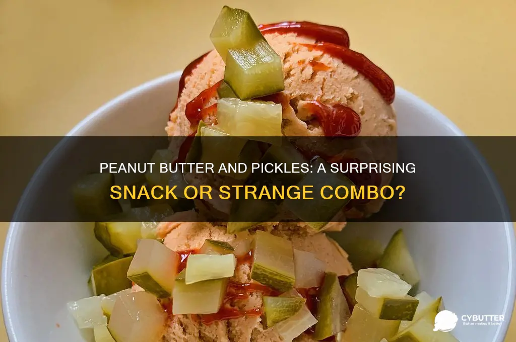 is peanut butter and pickles good