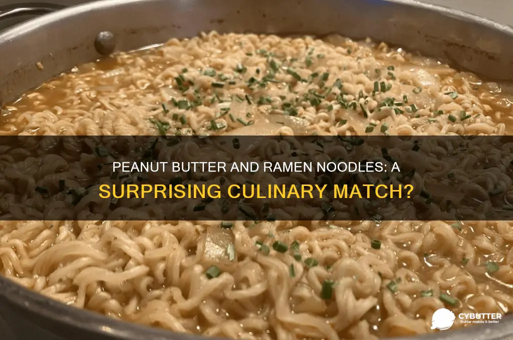 is peanut butter and ramen noodles good