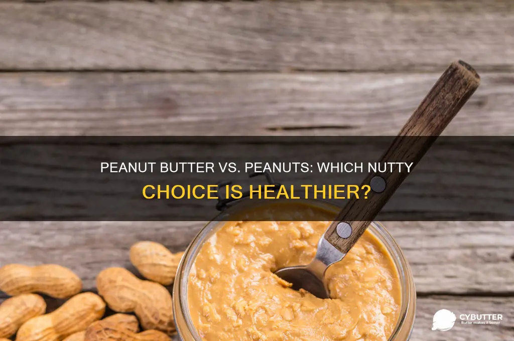 is peanut butter as good as peanuts