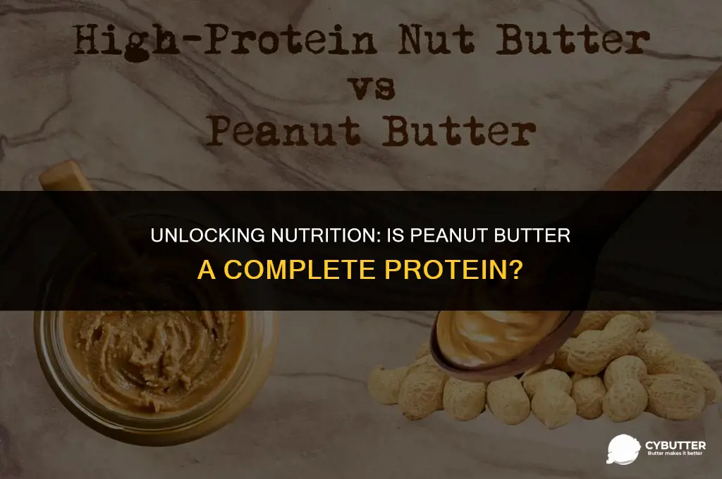 is peanut butter complete protein