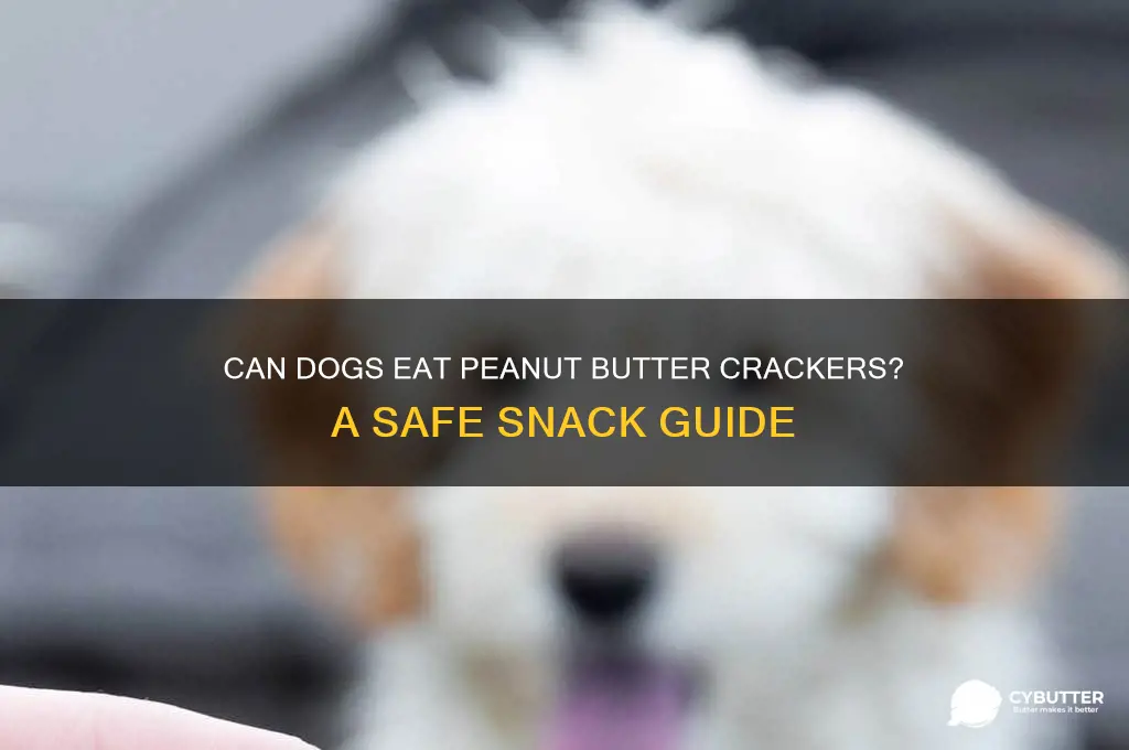 is peanut butter crackers good for dogs