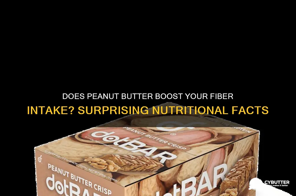 is peanut butter get fiber