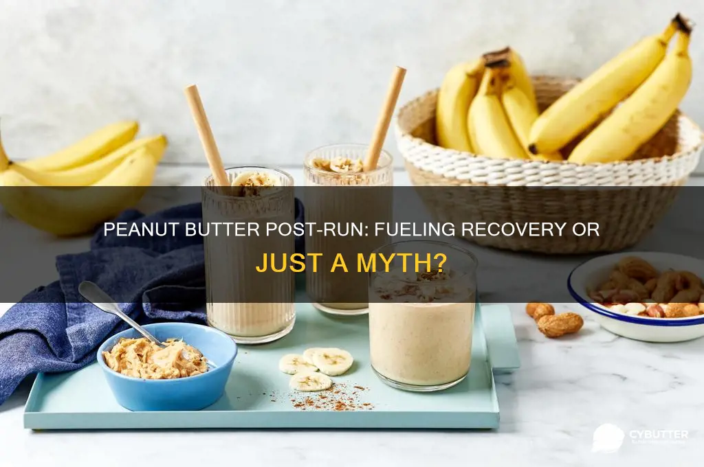 is peanut butter good after a run