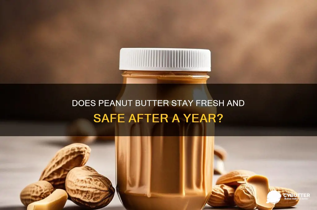 is peanut butter good after a year