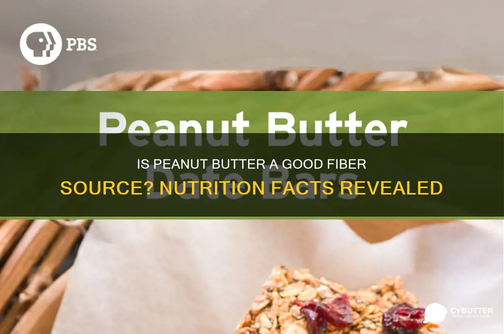is peanut butter good fiber