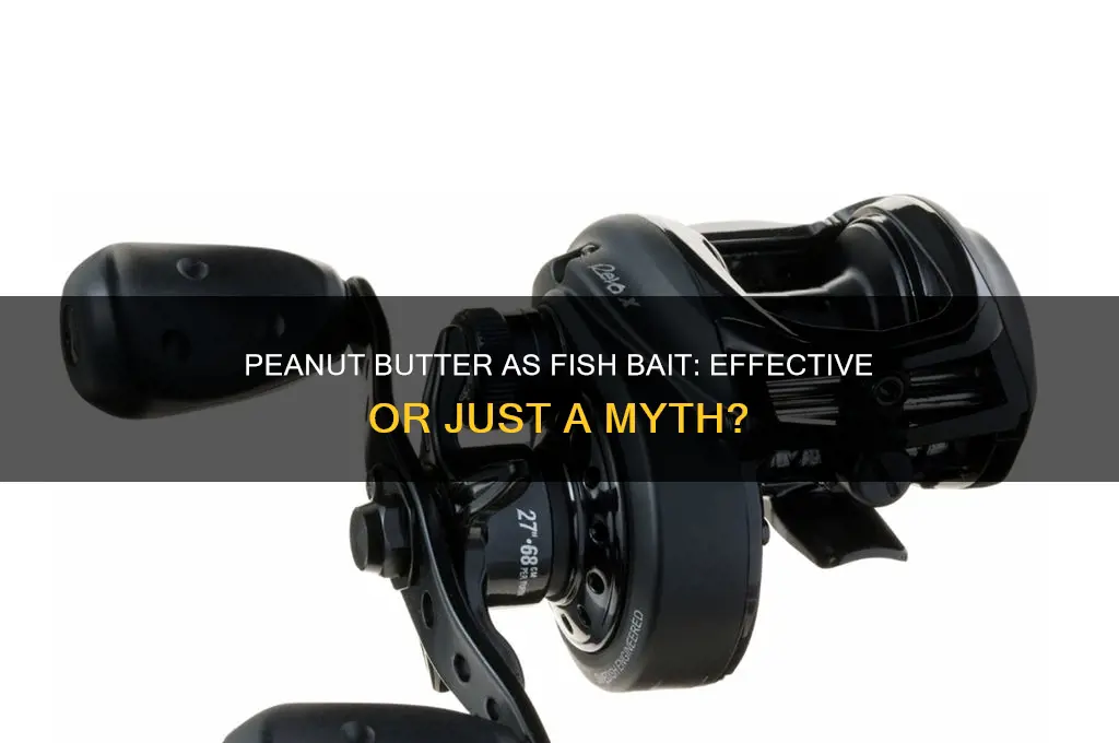 is peanut butter good fish bait