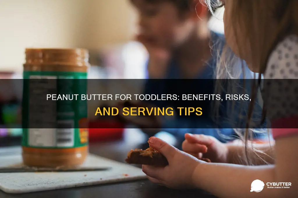 is peanut butter good for 3 year olds