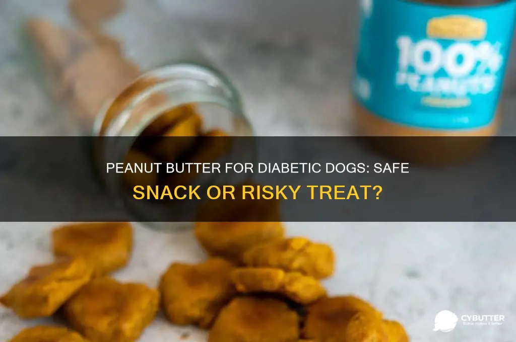is peanut butter good for a diabetic dog