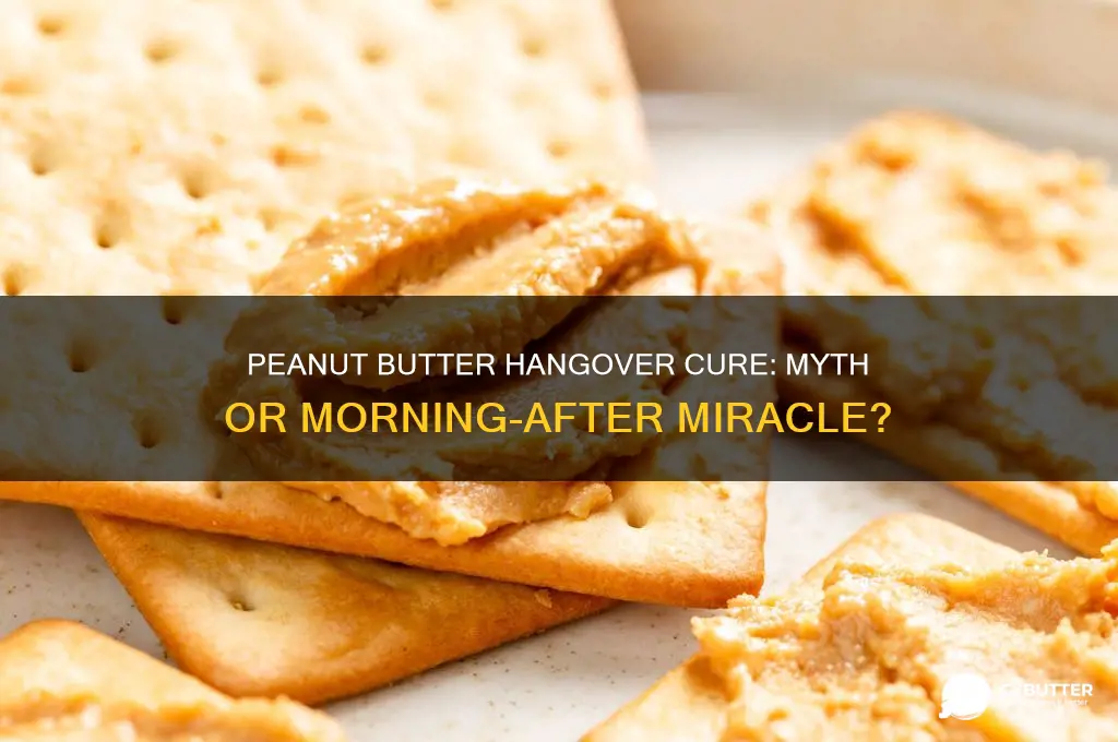 is peanut butter good for a hangover