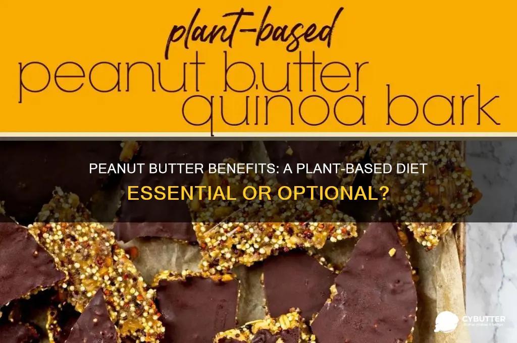 is peanut butter good for a plant based diet