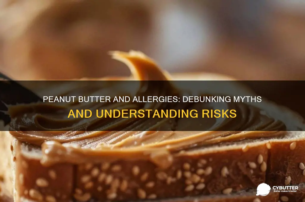 is peanut butter good for allergies