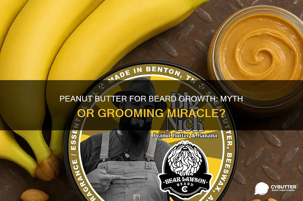 is peanut butter good for beard