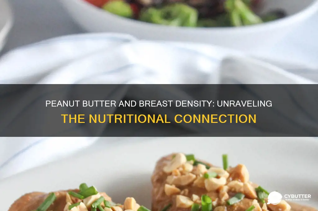 is peanut butter good for breast density