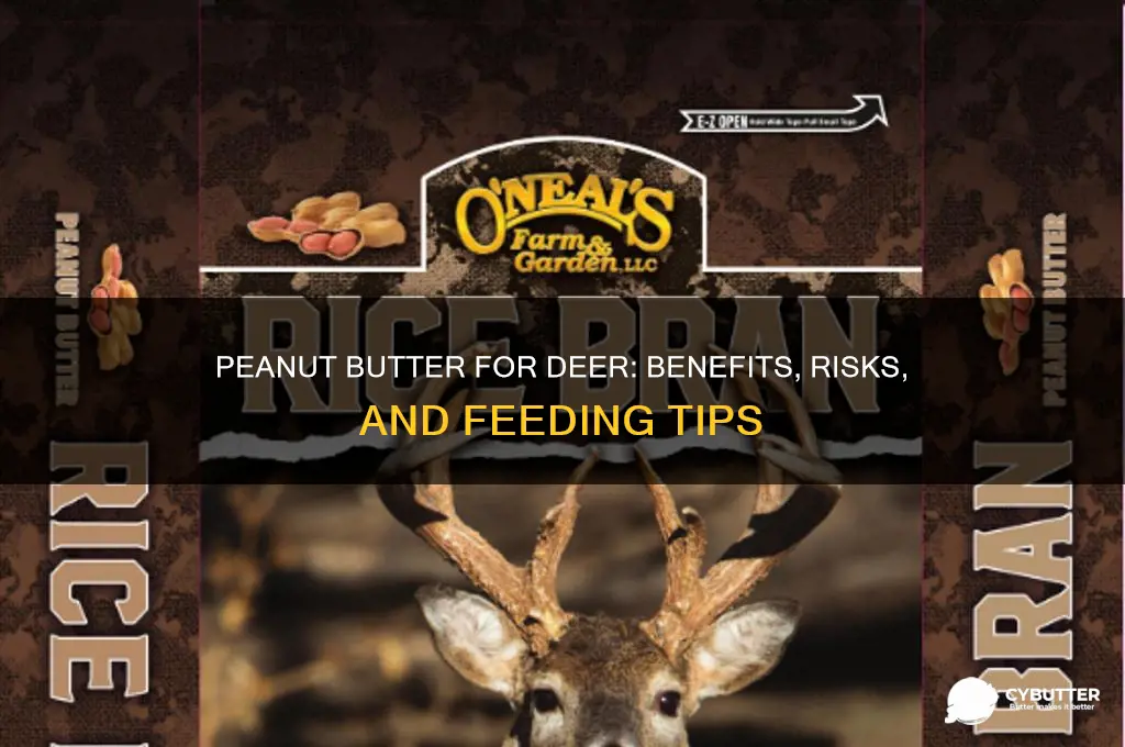 is peanut butter good for deer
