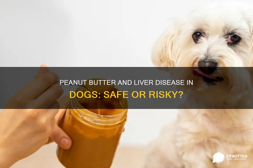 is peanut butter good for dogs with liver disease