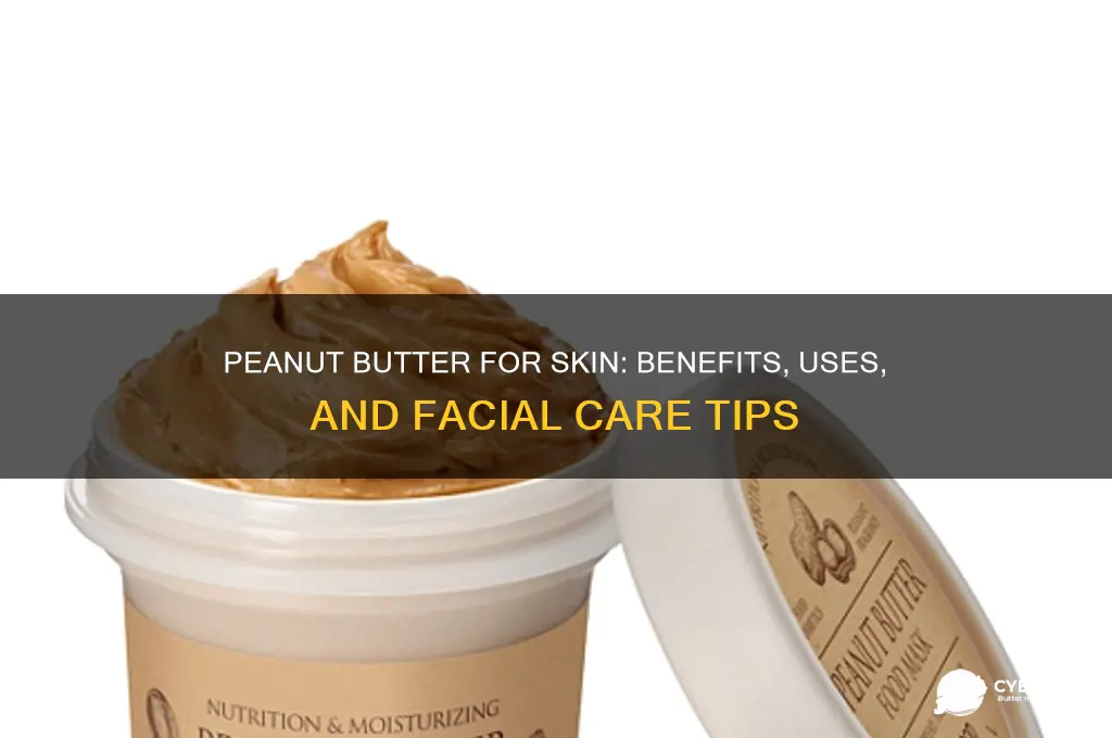 is peanut butter good for face