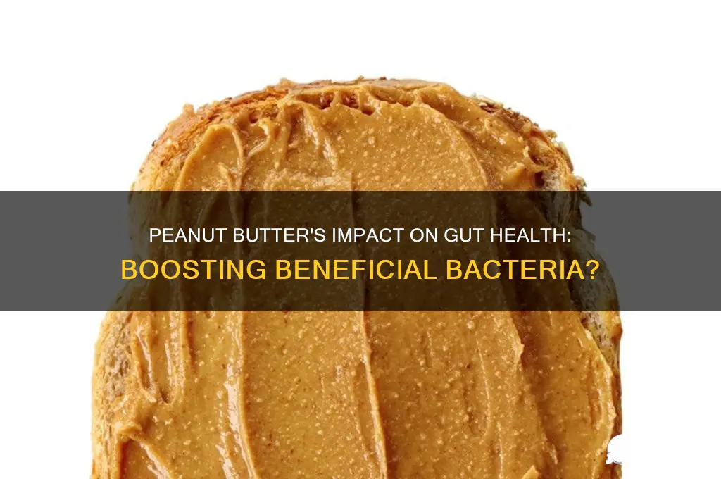 is peanut butter good for gut bacteria