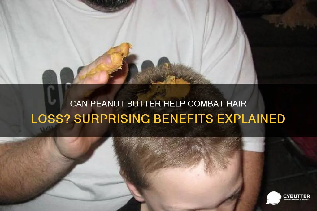 is peanut butter good for hair loss