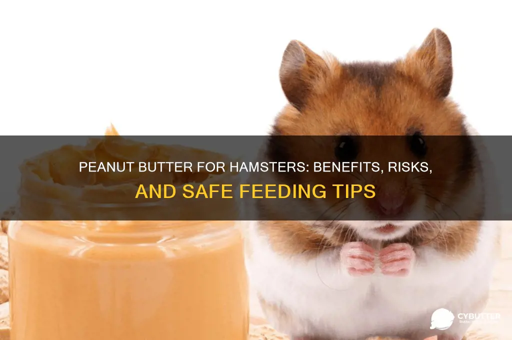 is peanut butter good for hamsters