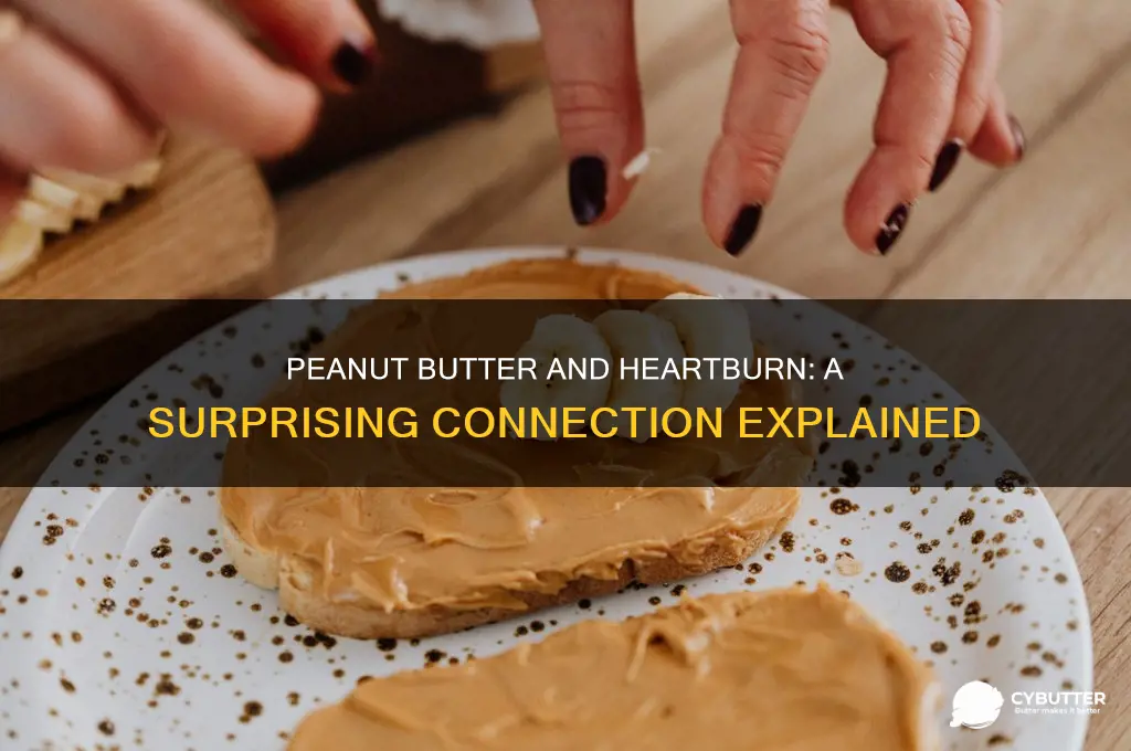 is peanut butter good for heartburn