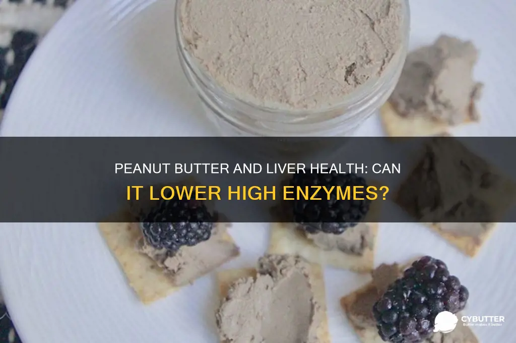 is peanut butter good for high liver enzymes