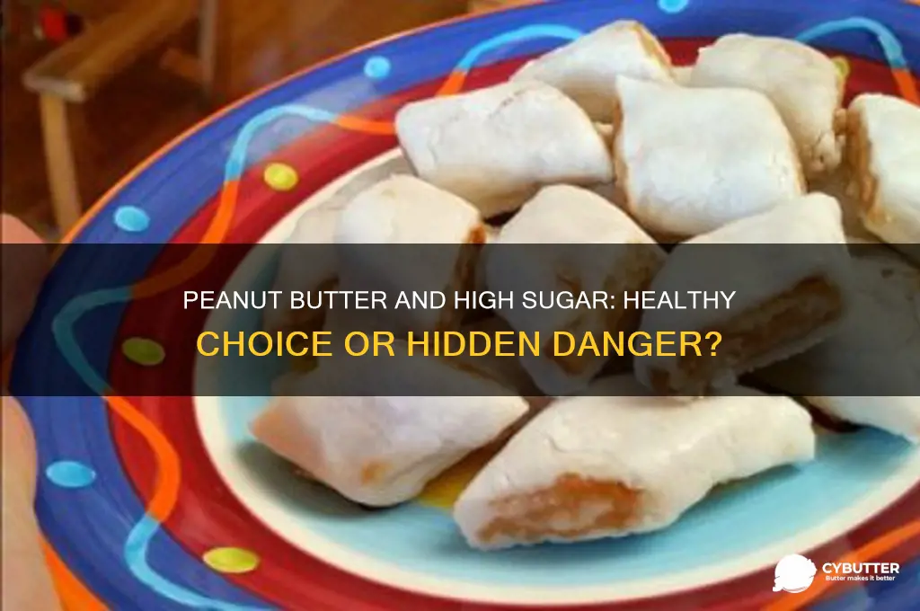 is peanut butter good for high sugar