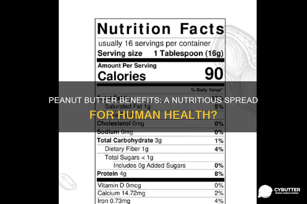 is peanut butter good for humans