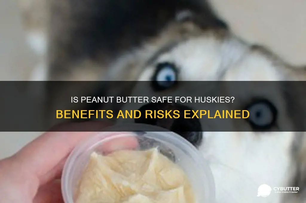 is peanut butter good for huskies