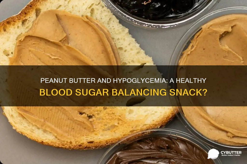 is peanut butter good for hypoglycemia
